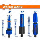 Wadfow by Winland 4in/5in/6in Water Hose/Water Wand with 3-way Adjustable Patterns SOLD PER PIECE